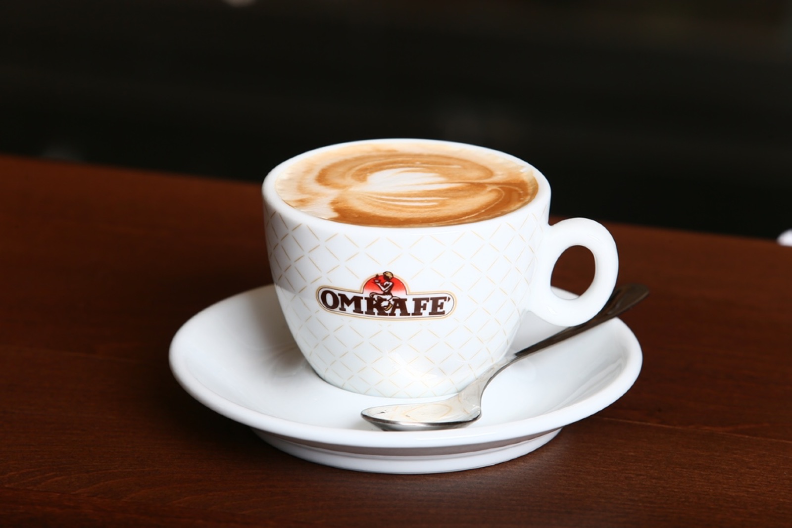 Cappuccino mit Latte-Art im Caffe Bozen